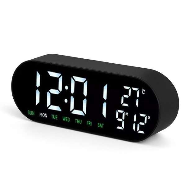 Настільний електронний годинник VST-913-6 з термометром та USB