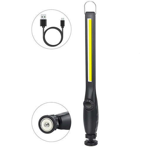 Ліхтар WORKLIGHT BL-821-COB, Li-Ion акумулятор, поворот 180 º +180 º, магніт, гак, ЗП microUSB