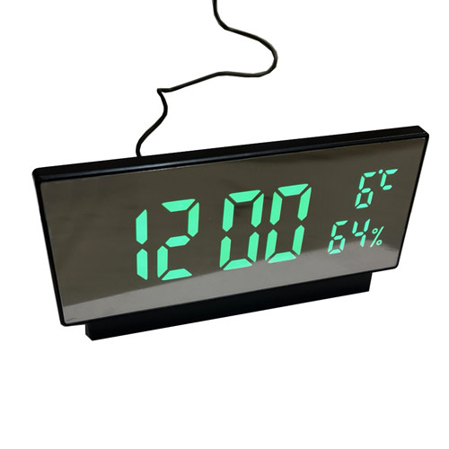 Настільний електронний годинник VST-897Y-4 з термометром та USB — фото 2