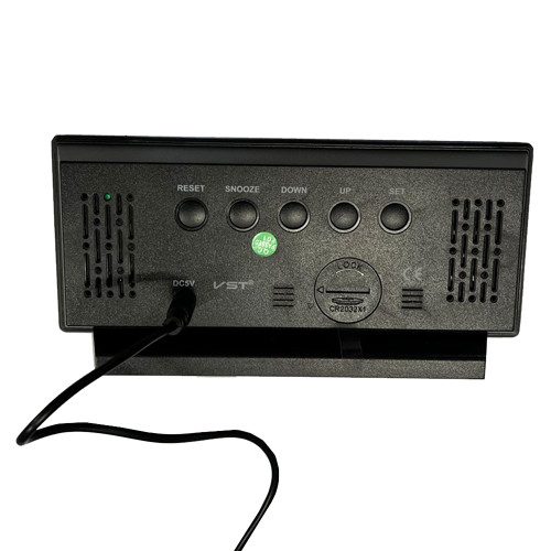 Настільний електронний годинник VST-897Y-4 з термометром та USB — фото 3